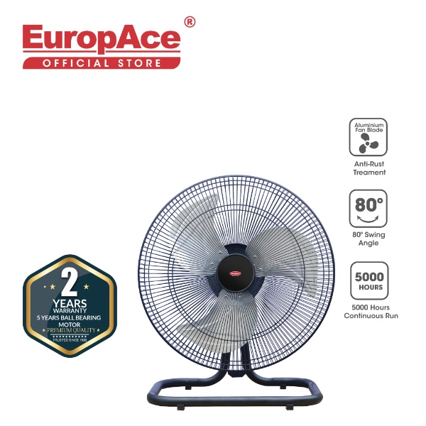 EuropAce 18" Power Oscillating Fans